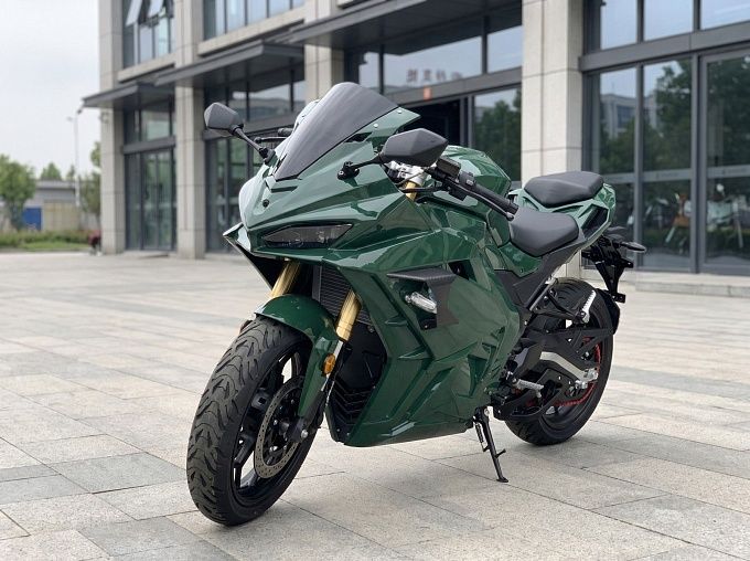 Электромотоцикл ELECTRON Ninja 500 Pro Зелёный купить в интернет-магазине ElectronMotors